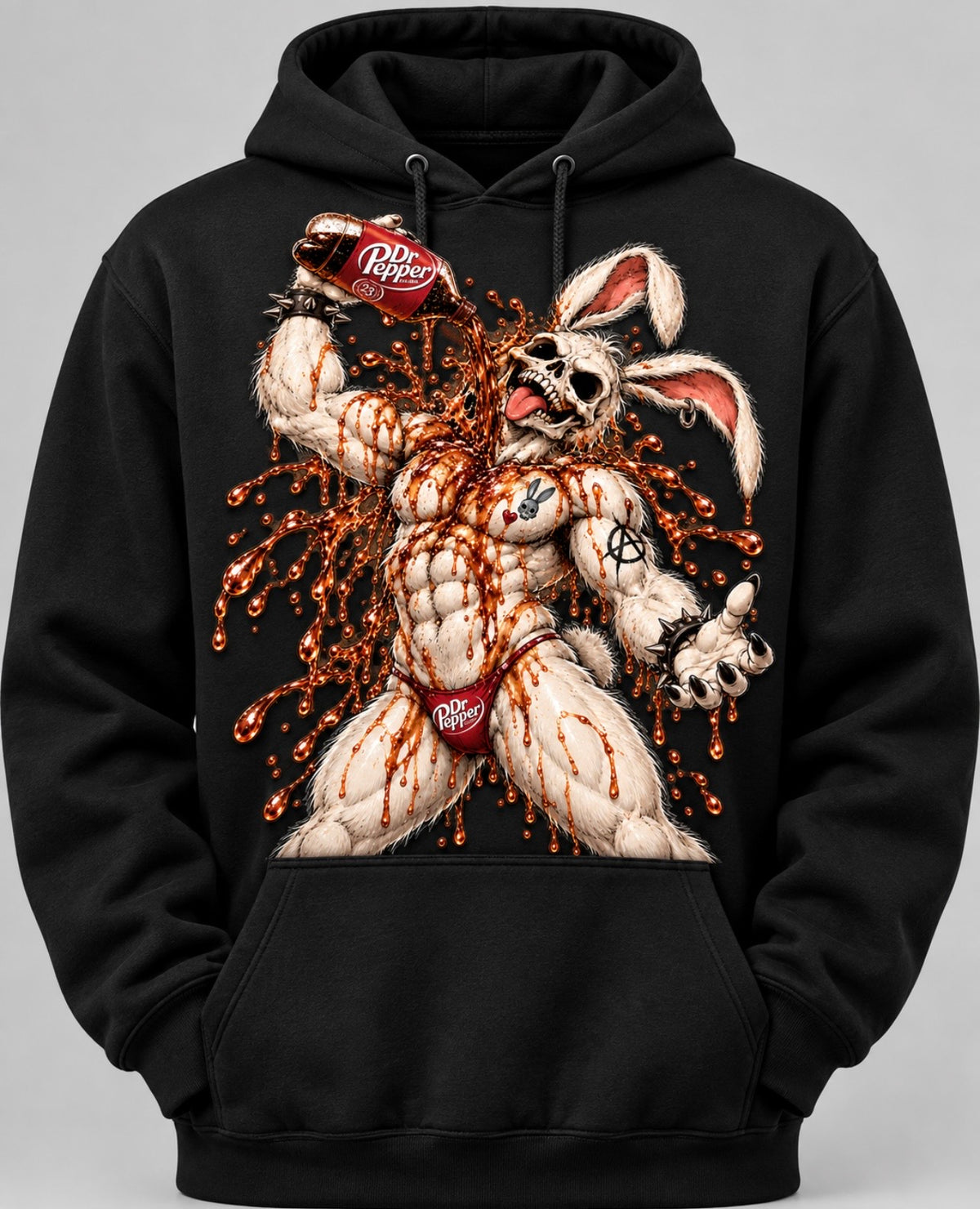 Skull Bunny October Drop Hoodie — Limited Edition Graphic Hoodie